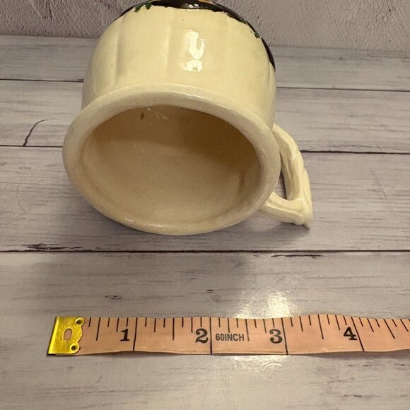 Vintage Mushroom Mug, Retro 1975 Duncan Ceramics Coffee Cup (SKU: 223MI) - Picture 8 of 10